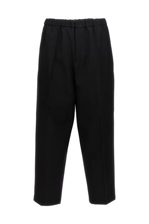 Black wool trousers JIL SANDER | J21KA0012J40002001